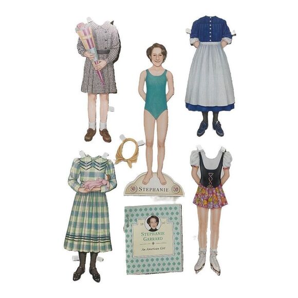 American Girl Vintage Paperdoll Stephanie Garrard - Picture 1 of 3
